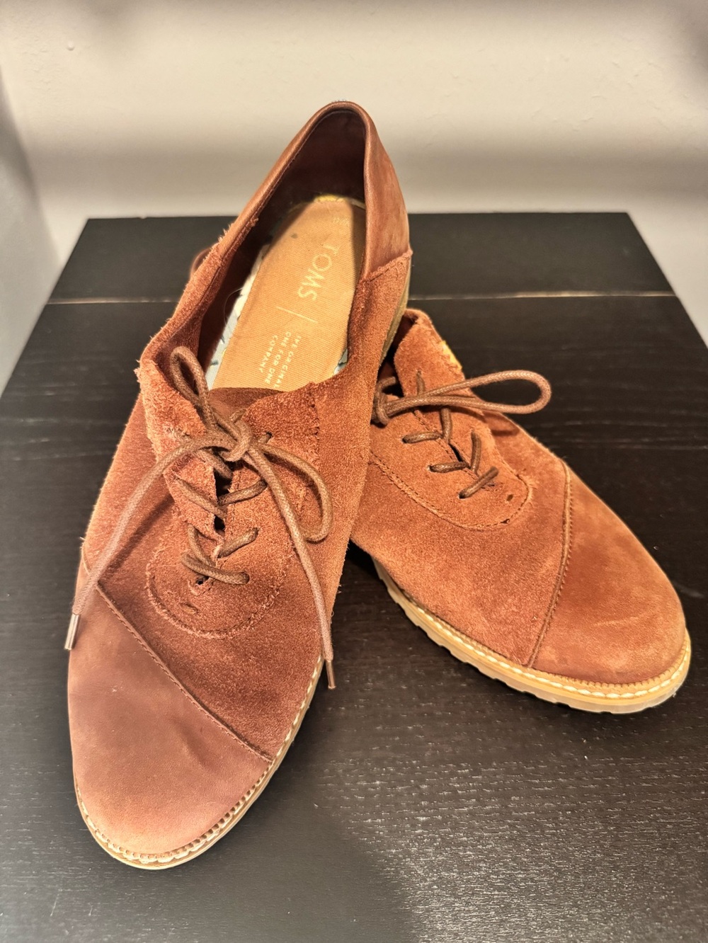 Tom’s Ainsley Oxford-Penny Brown